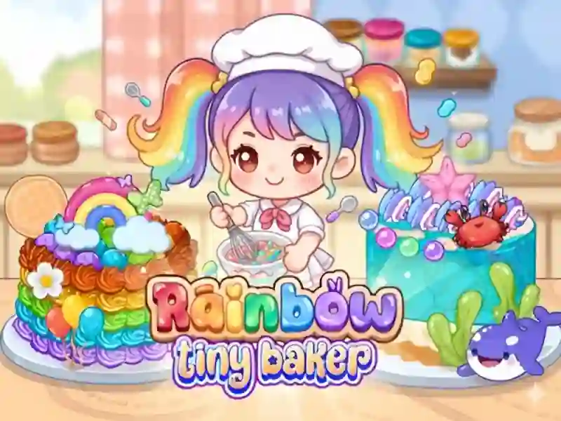 Rainbow Tiny Baker — bezplatná online hra