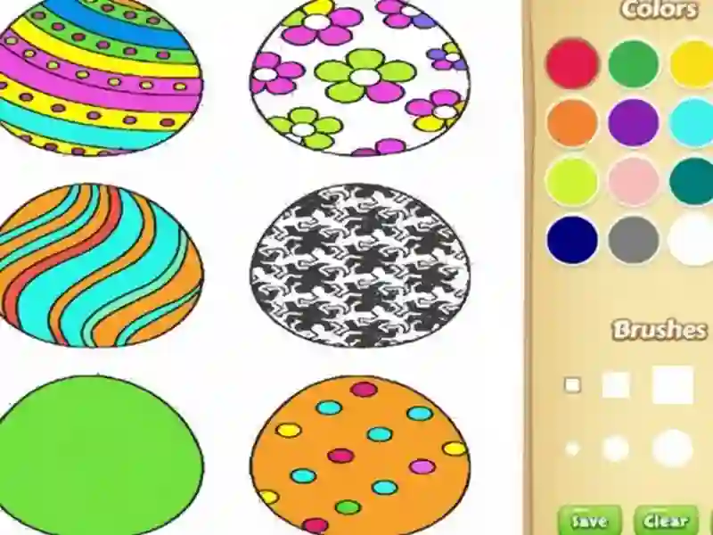 Easter Eggs Coloring Book for Kids — free online game