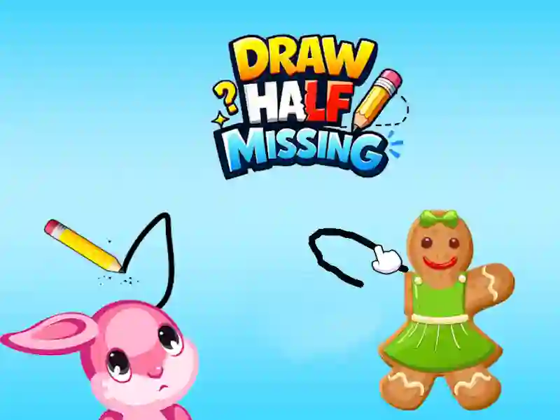 Draw Half Game — free online game