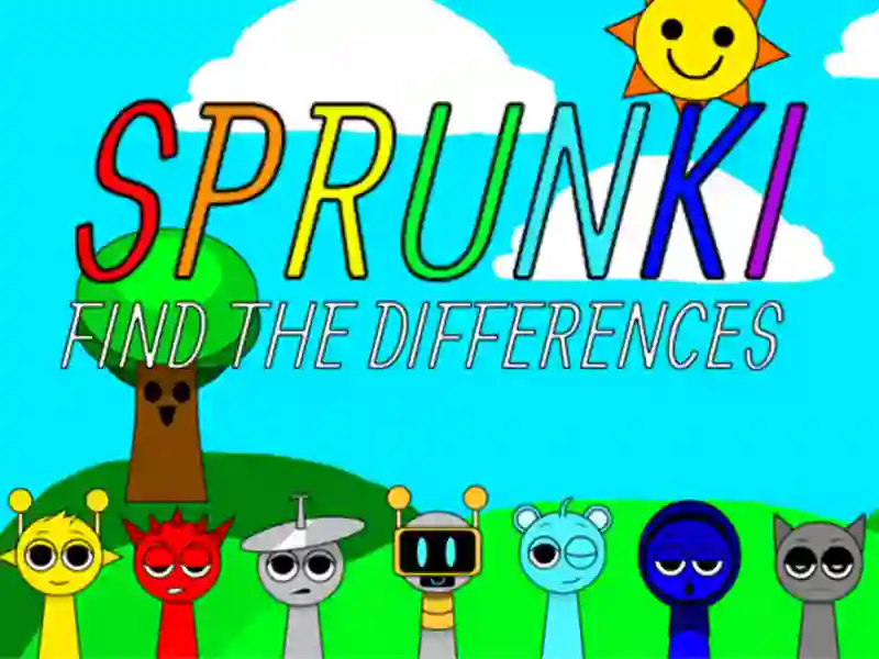 Sprunki Find The Differences — free online game