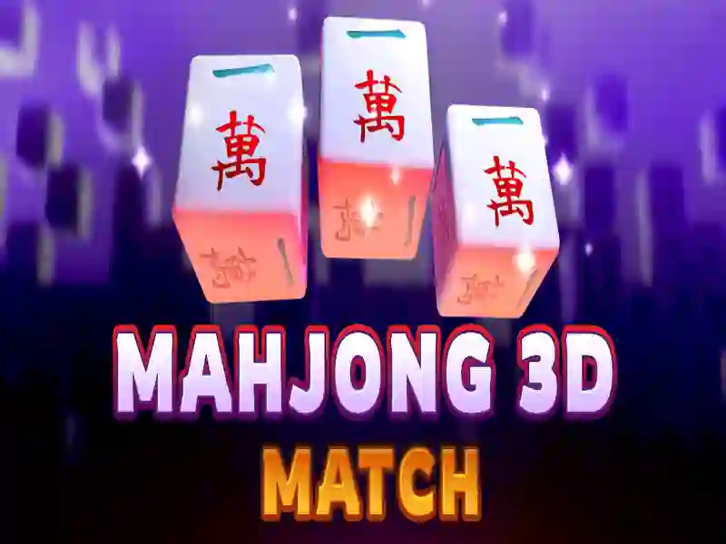 Mahjong 3D Match — free online game
