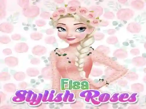Spil Elsa Frozen Stylish Roses online