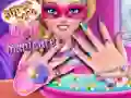 Superhero doll manicure — free online game