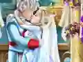 Ice queen wedding kiss — free online game