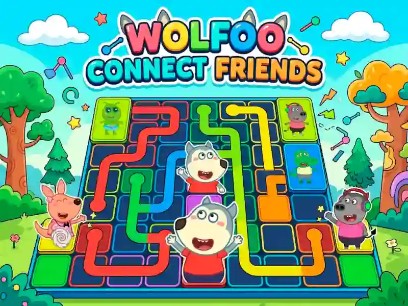 Wolfoo Connect Friends — free online game