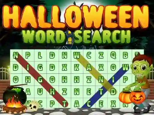 Lojë Word Search: Halloween në internet