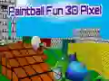 Paintball Fun 3D Pixel — free online game