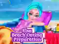 Elsa Beach Outing Preparation — free online game
