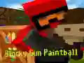 Blocky Gun Paintball — free online game