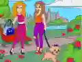 Color Me Girls Play — free online game