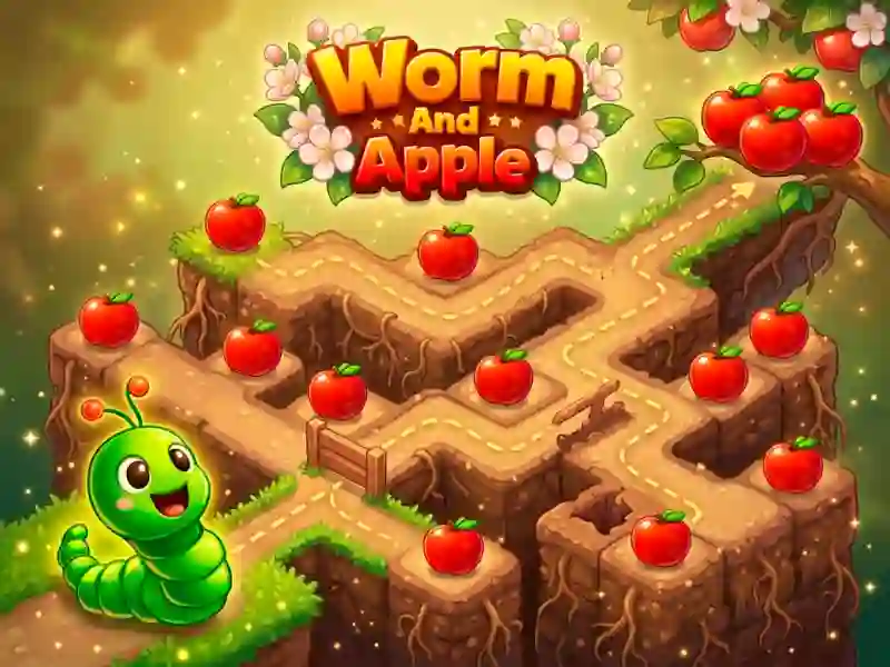 Worm and Apple — free online game