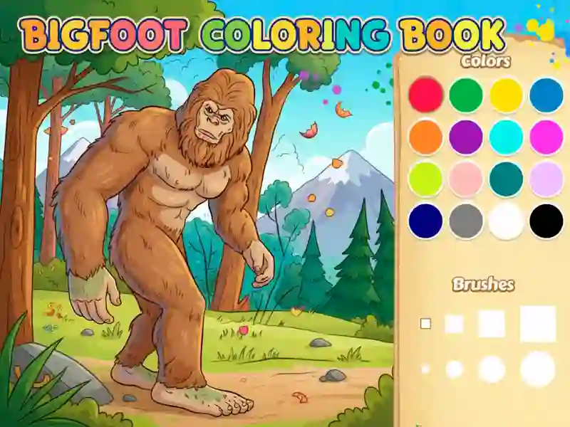 Bigfoot Coloring Book — free online game