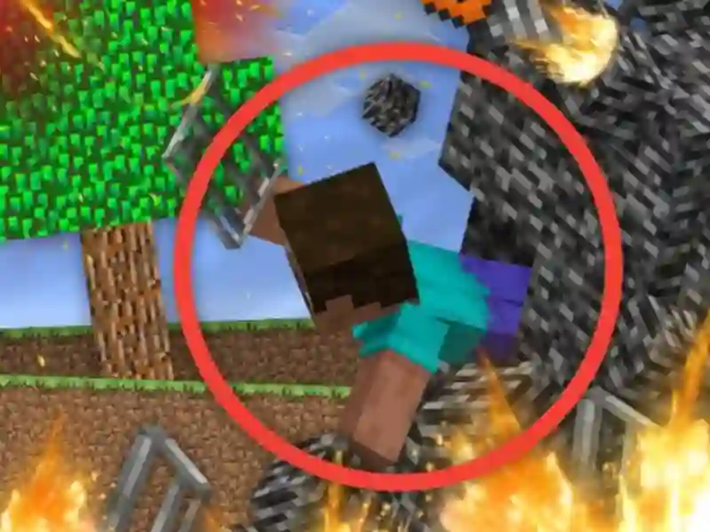 Escape from the prison in Mineblock! Destruction! — free online game