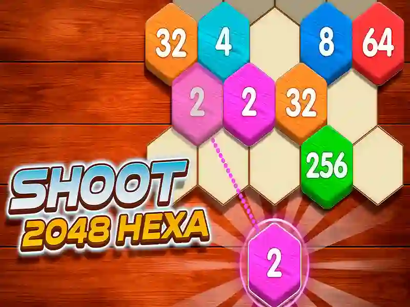 Shoot 2048 Hexa — free online game