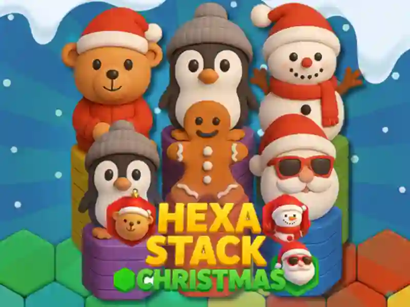 Igra Hexa Stack Christmas online