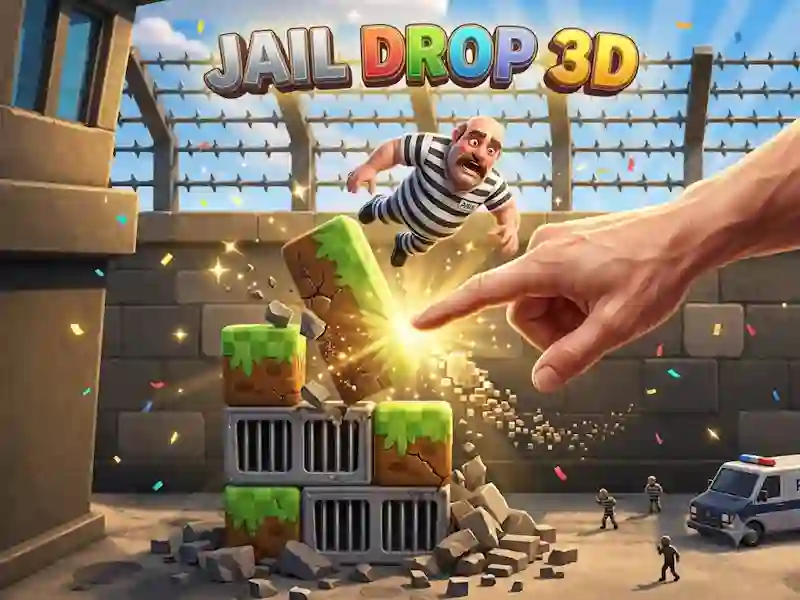 Jail Drop 3D — free online game