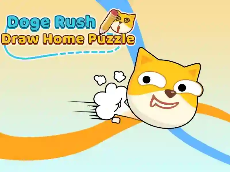 Doge Rush Draw Home Puzzle — free online game