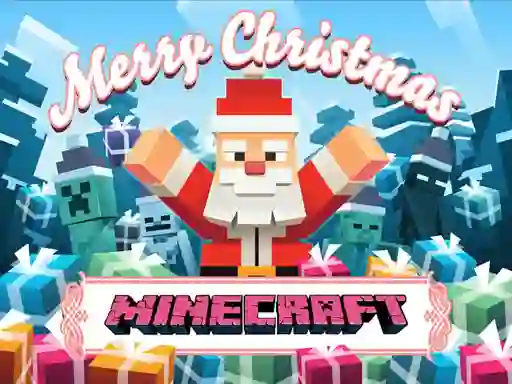 Permainan MineCraft Christmas Jigsaw Puzzle secara online
