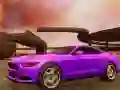 Crazy Car Stunts in Moon Cosmic Arena — free online game