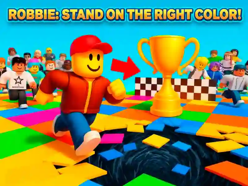 Robbie: Stand on the Right Color! — free online game