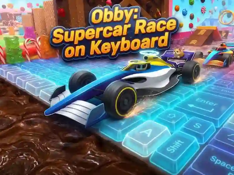 Obby: Supercar Race on Keyboard — free online game