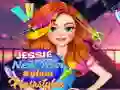 Jessie New Year #Glam Hairstyles — free online game