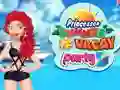 Princesses Summer #Vacay Party — free online game