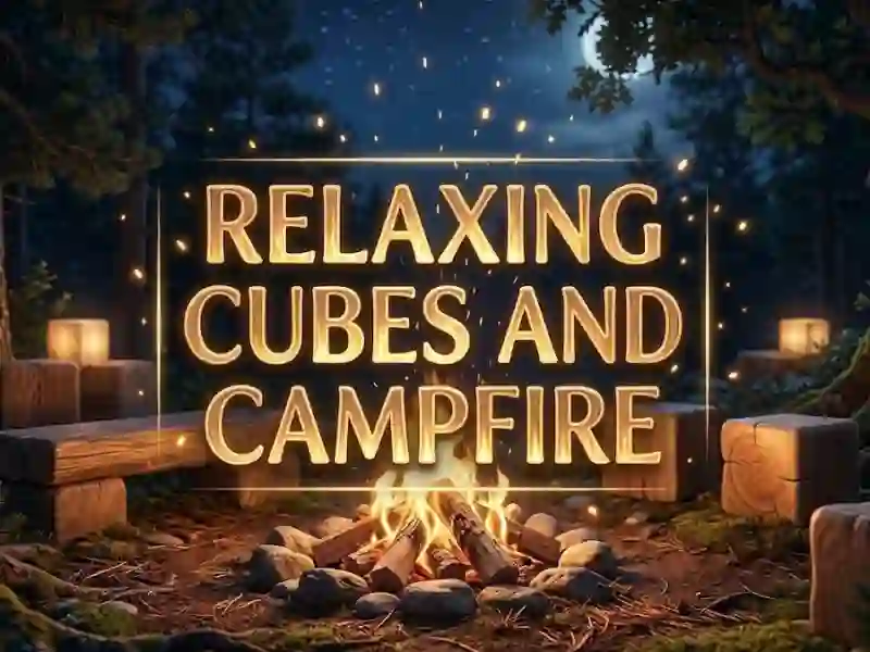 Relaxing Cubes and Campfire — free online game