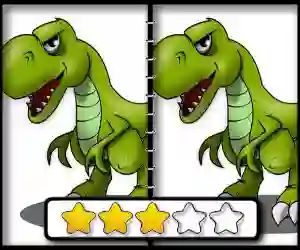 Dinosaur Spot the Difference — free online game
