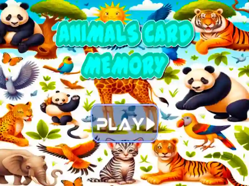 Animal cards memory — free online game