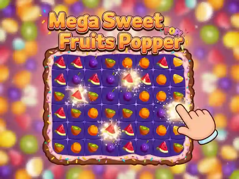 Mega Sweet Fruits Popper — free online game