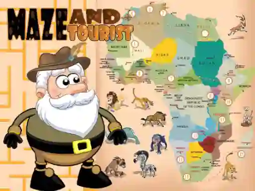 Maze and Tourist — free online game
