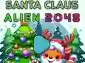 Santa Claus Alien 2048 — free online game