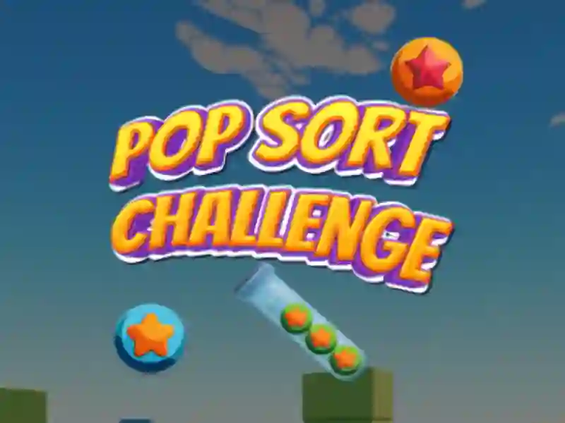 Pop Sort Challenge — free online game