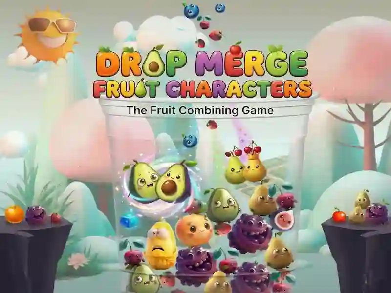 Drop Merge Fruit Characters — free online game