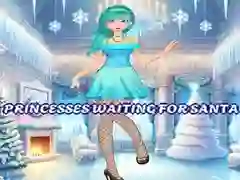 Princesses Waiting For Santa — free online game