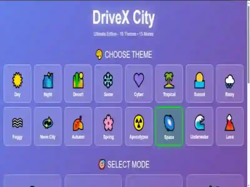 DriveX City — free online game