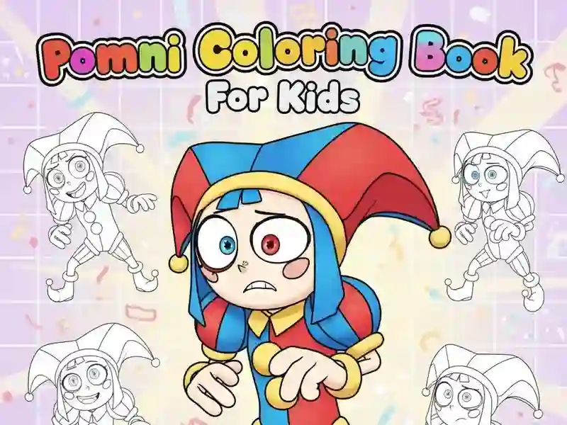 Pomni Coloring Book For Kids — free online game
