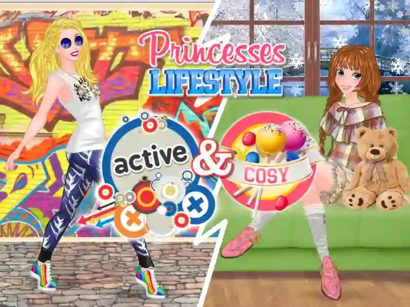 Princesses Lifestyle: Cosy & Active — free online game
