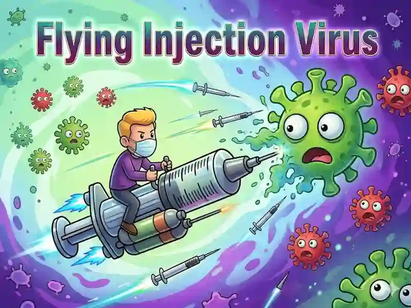 Flying Injection Virus — free online game