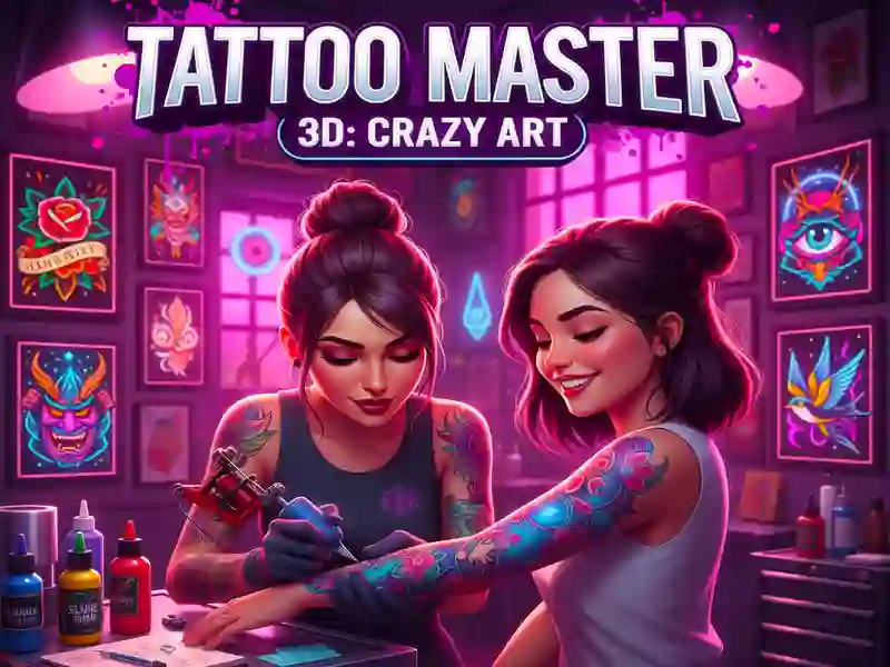 Tattoo Master 3D: Crazy Art — bezplatná online hra