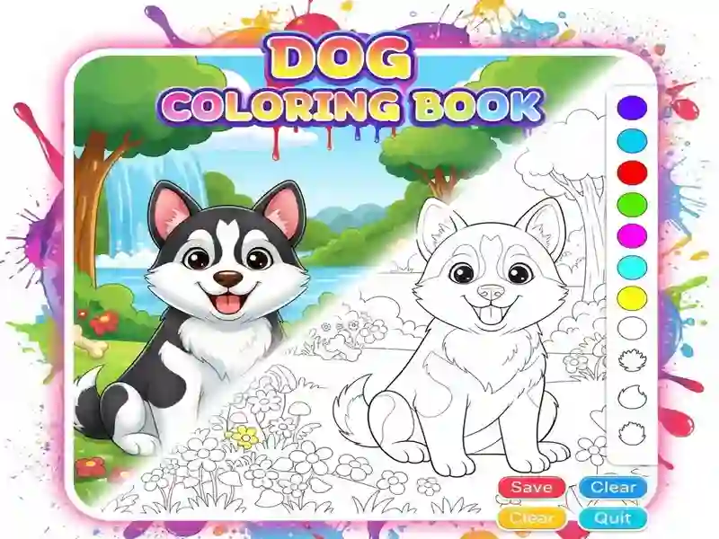 Dog Coloring Book — free online game