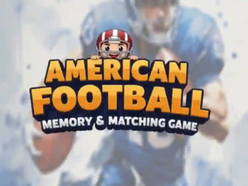 American Football Memory & Matching Game — free online game
