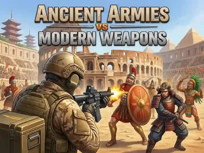 Ancient Armies vs Modern Weapons — free online game
