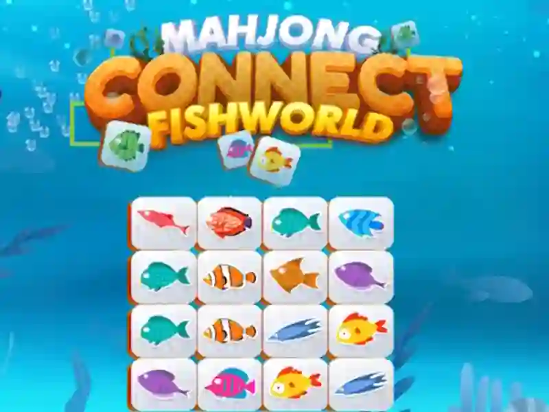 Mahjong Connect Fish World — free online game