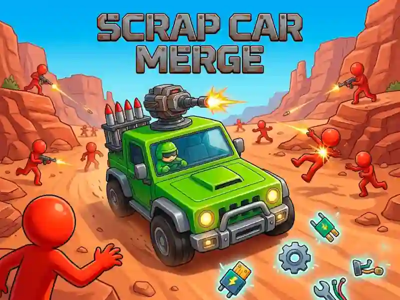 Scrap Car Merge — free online game