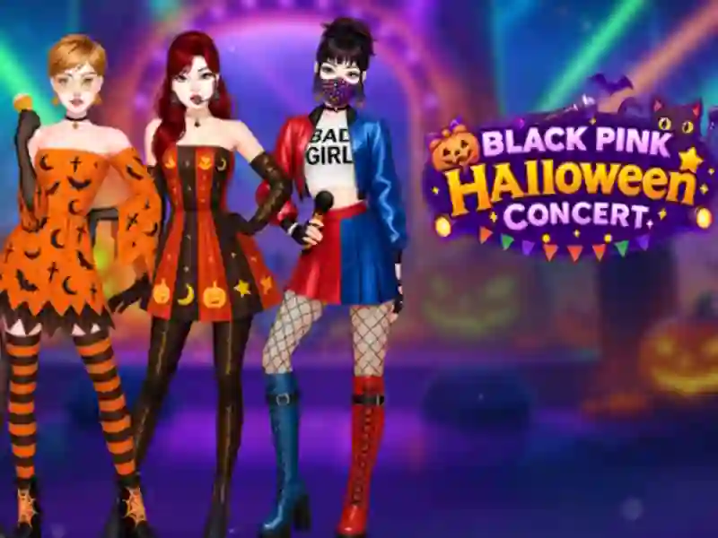 Black Pink Halloween Concert — free online game