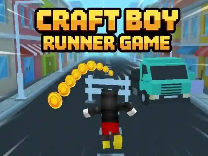 Craft Boy Runner Game — free online game