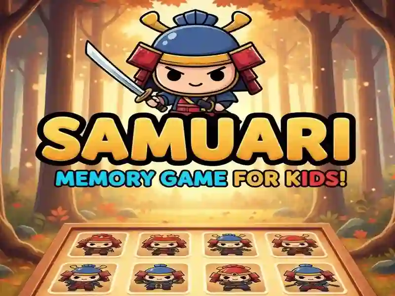Samurai Memory Game For Kids — free online game