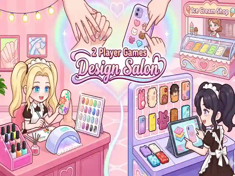 2 Player Games Design Salon — free online game
